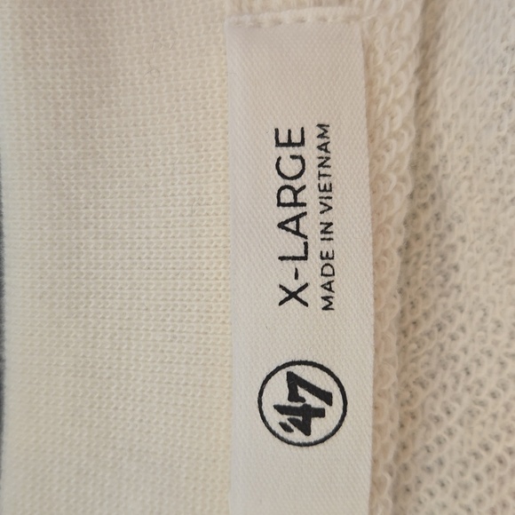 47 Brand Maryland Terrapins  Take Two Bonita Sweatshirt Red White XL - Picture 9 of 10